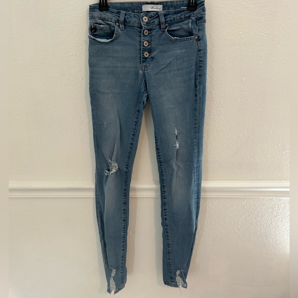 KanCan Distressed Skinny Jeans
